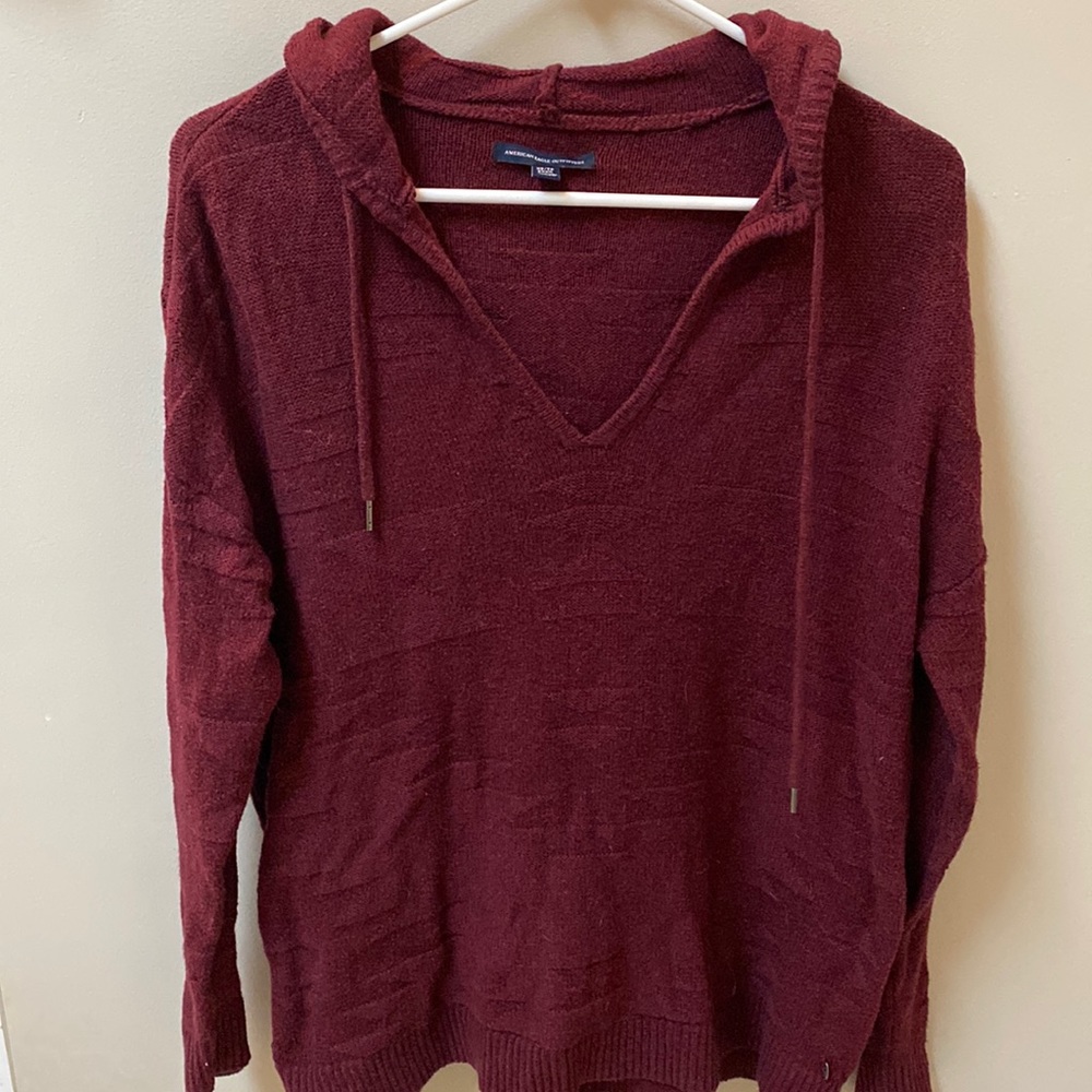 American eagle. Long sleeve with hood. XS. Oversized fit.